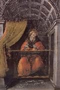 Sandro Botticelli Writing characters of St. Sting France oil painting artist